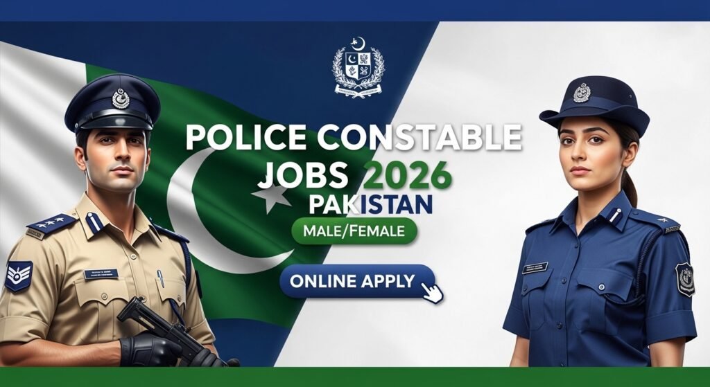 Police Constable Jobs 2026 Pakistan