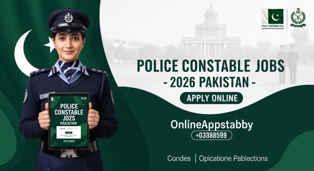 Police Constable Jobs Pakistan