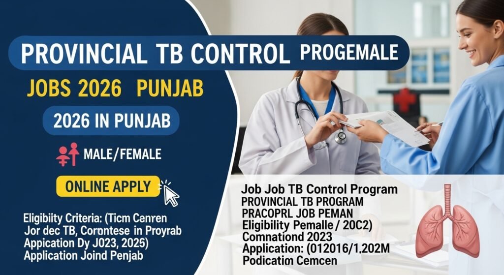Provincial TB Control Program Jobs in Punjab