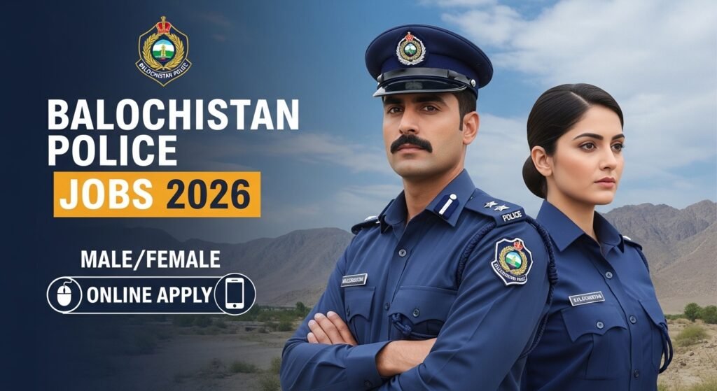 Balochistan Police Jobs 2026