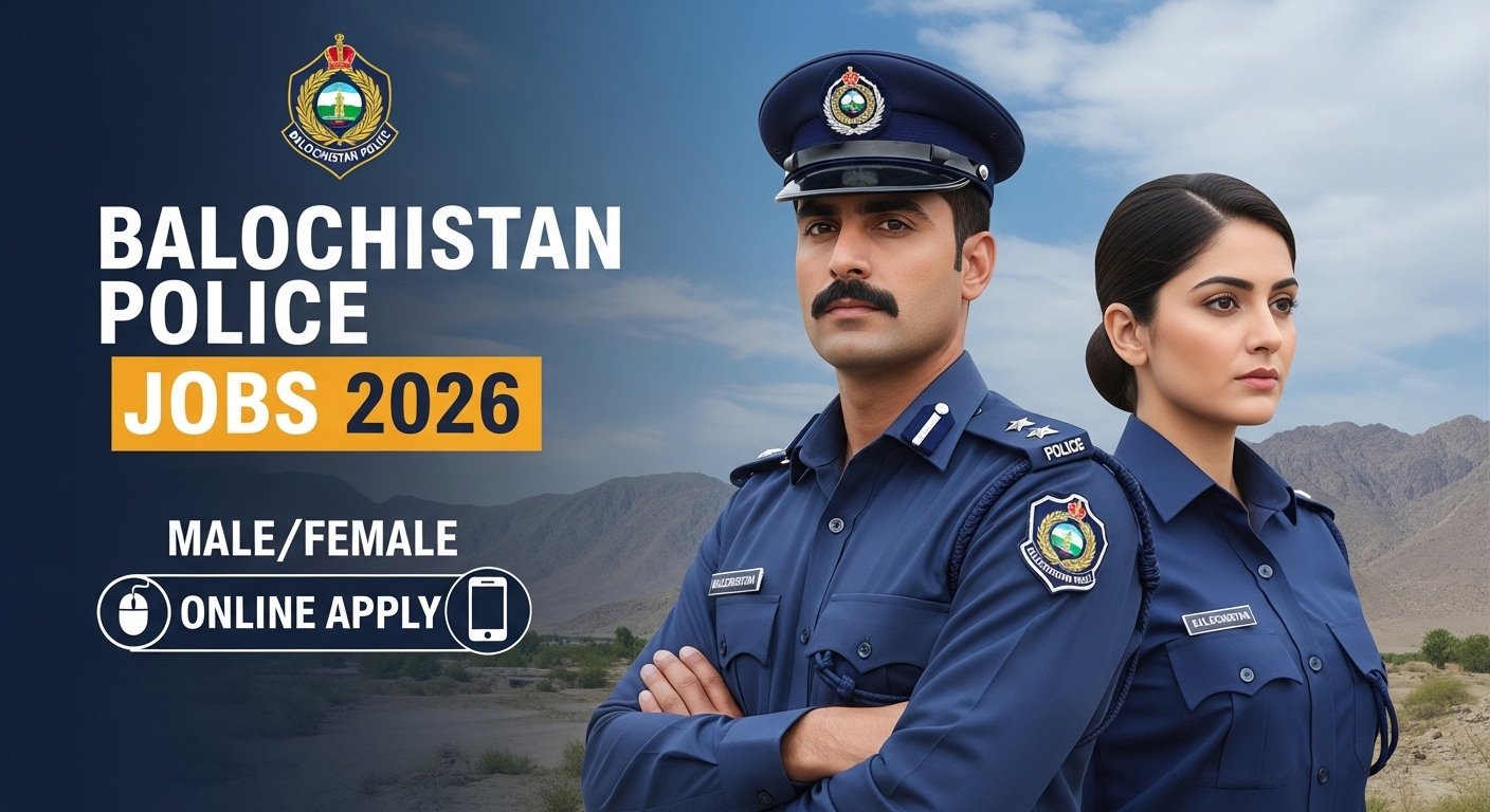 Balochistan Police Jobs 2026