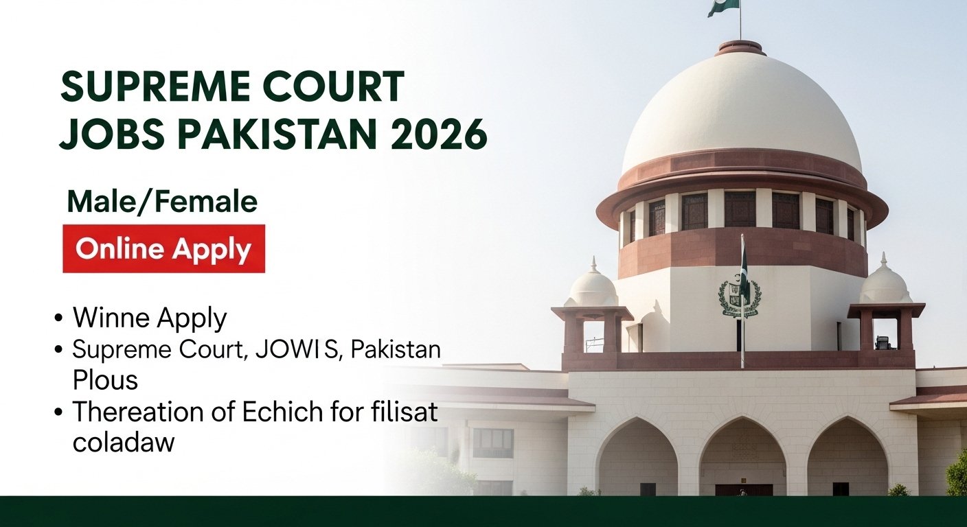 Supreme Court Jobs Pakistan 2026